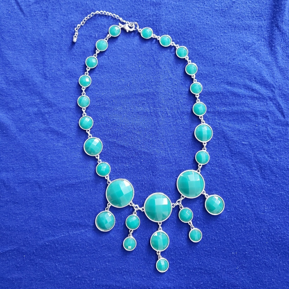 Turquoise statement necklace